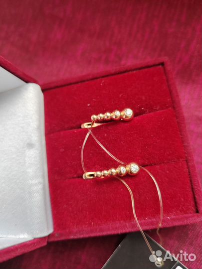 Золотые серьги
