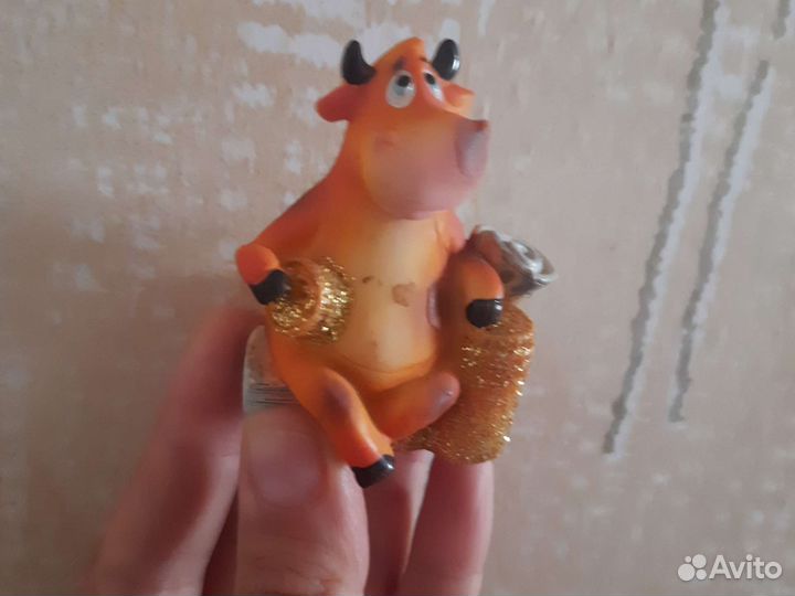 Сувенир, символ года, статуэтка Корова, бык, бычок