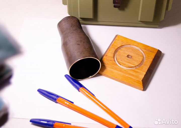 Карандашница из гильзы