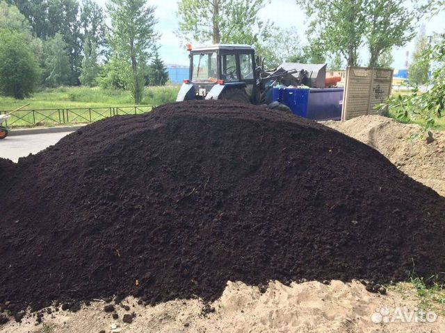 Чернозем земля грунт перегной песок щебень