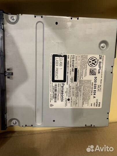 Магнитола volkswagen golf 7 с рамкой