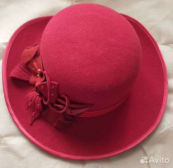 Шляпа фетровая женская