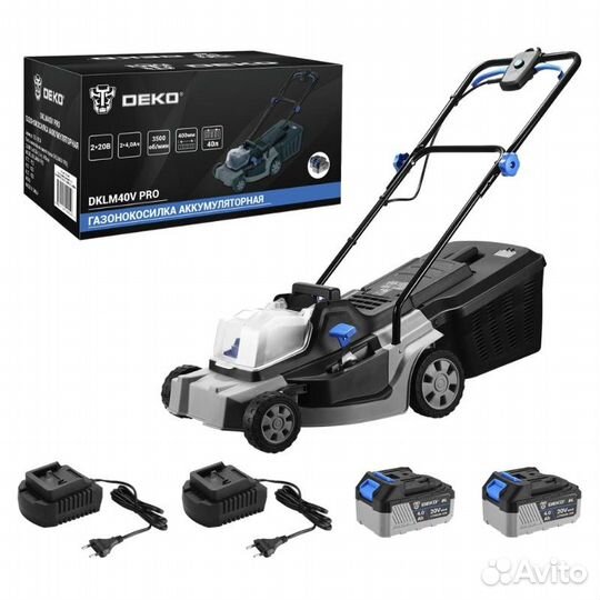 Газонокосилка аккумуляторная Deko dklm40V PRO 063