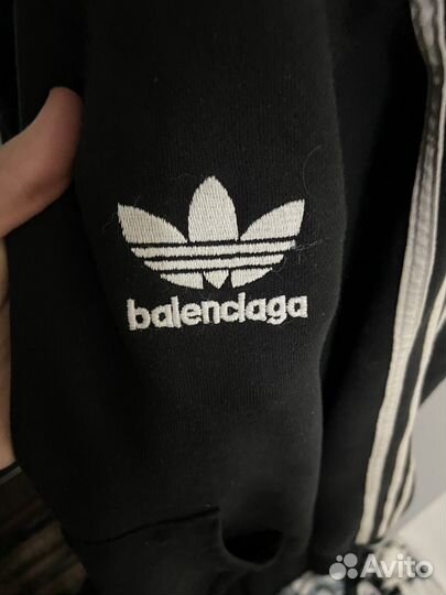 Balenciaga adidas zip hoodie