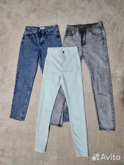 Вещи женские пакетом джинсы 3 пары