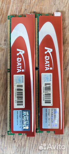 Оперативная память ddr2 2gb 2шт