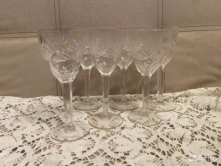Фужеры хрустальные СССР