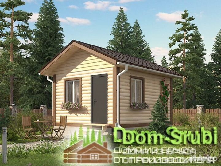 Карабаново. Хорошая надёжная Баня из бруса Б-4 4х5