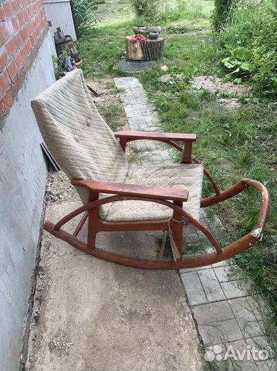 Кресло качалка старинное