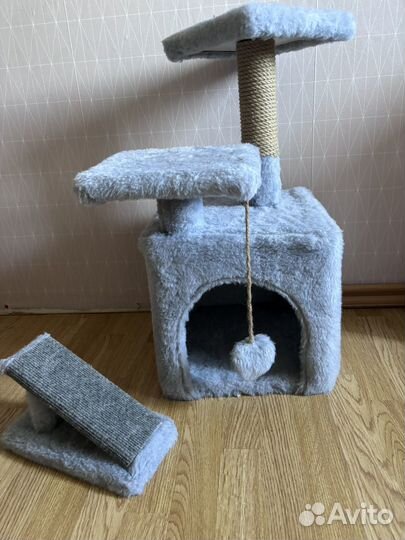 Домик для кошки с когтеточкой