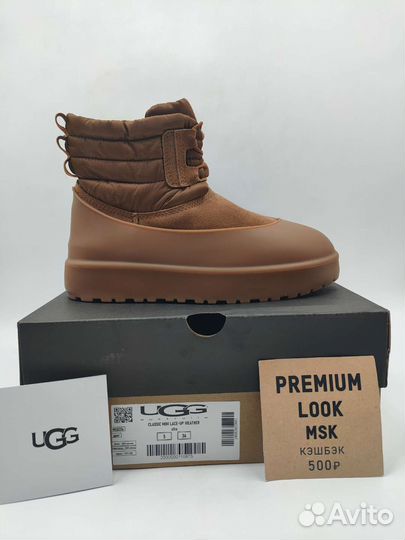 Ботинки Угги UGG Classic Mini Lace-Up Chocolate