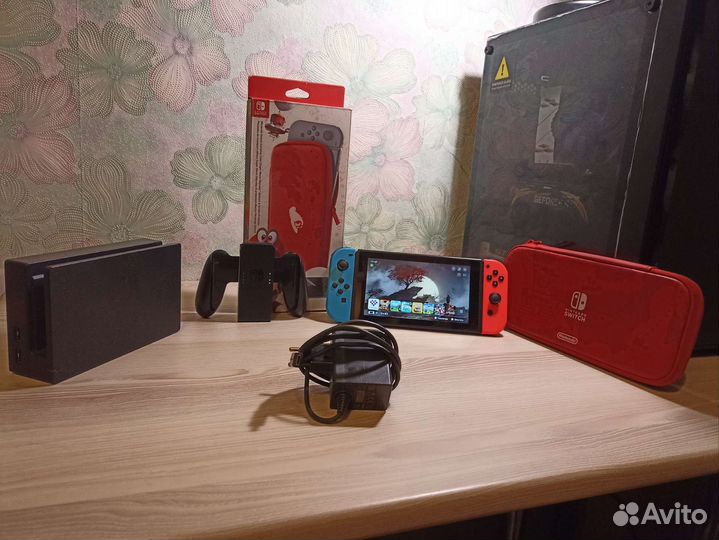 Nintendo switch прошитая + игры