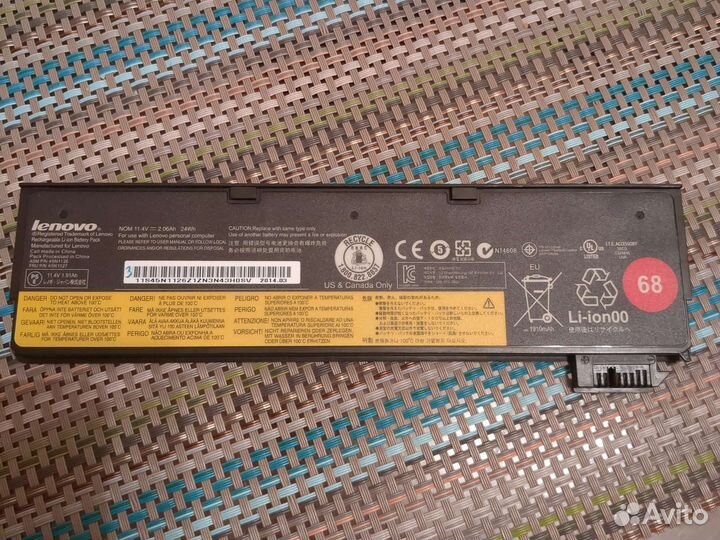 Аккумуляторы для ноутбуков lenovo thinkpad 45N1127