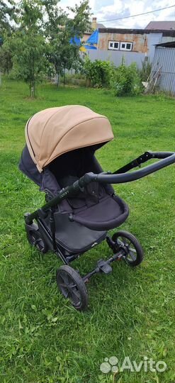 Коляска 2 в 1 эко кожа RikoBasic Ozon