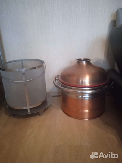 Бак медный для самогоноварения