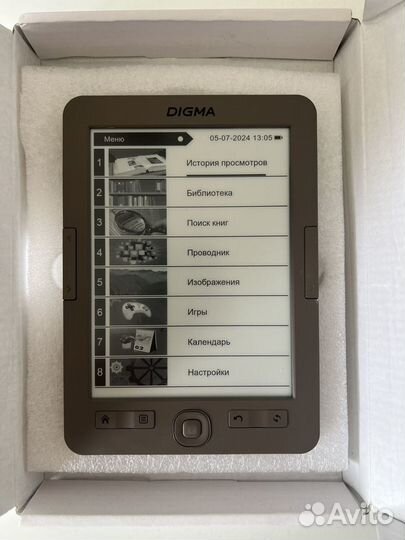 Электронная книга digma e60c 6