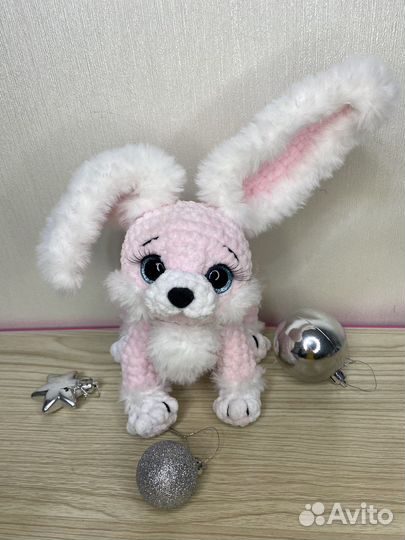 Зайка плюшевый ручная работа