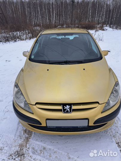 Peugeot 307 1.6 МТ, 2001, 141 438 км