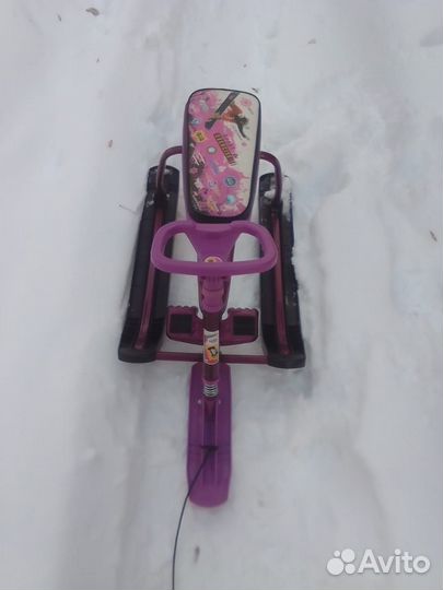 Детский снегокат бу