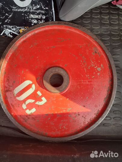 Блин для штанги 20 кг. Советский.(олимпийский )