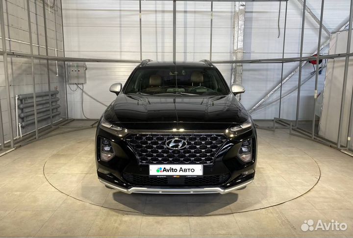 Hyundai Santa Fe 2.2 AT, 2018, 88 400 км