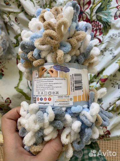 Пряжа alize puffy fine color