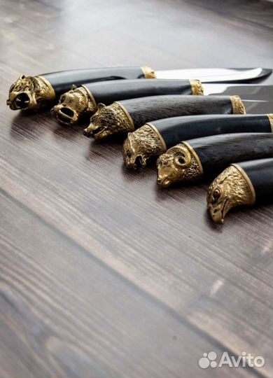 Нож охотничий кованый