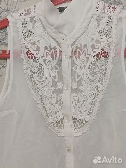 Блузка topshop кружево Англия