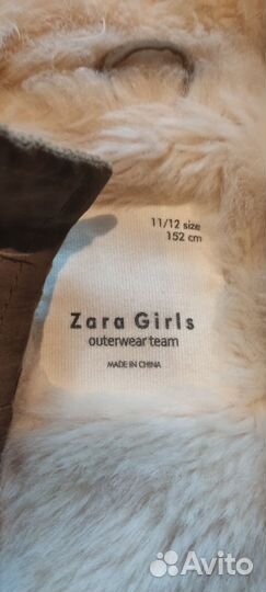 Парка женская zara детская, рост 152