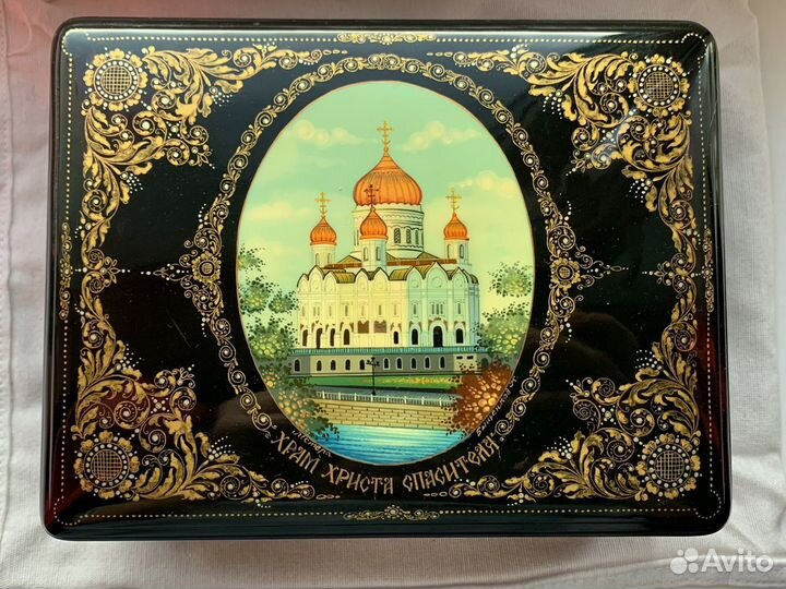 Коллекционная шкатулка 90 х годов мстера