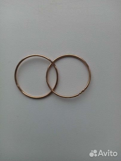 Золотые серьги конго 585 пр