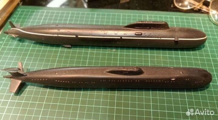 Макеты модели подводных лодок 2 штуки