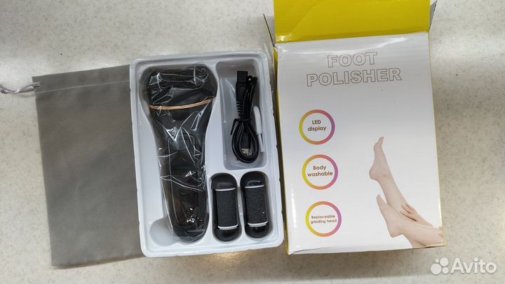 Электрическая роликовая пилка для ног