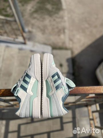 Кроссовки Adidas forum low мятные