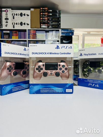 PS4 Джойстик Sony DualShock 4 Rose Gold Оригинал