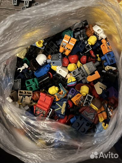 Lego конструктор по цветам 10кг оригинал микс