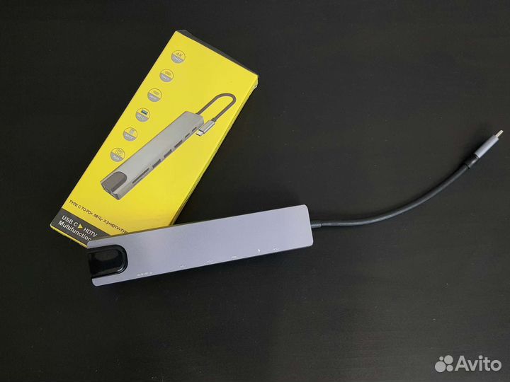 Мульфункциональный адаптер переходник Type-C