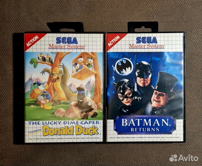 Картриджи на master system