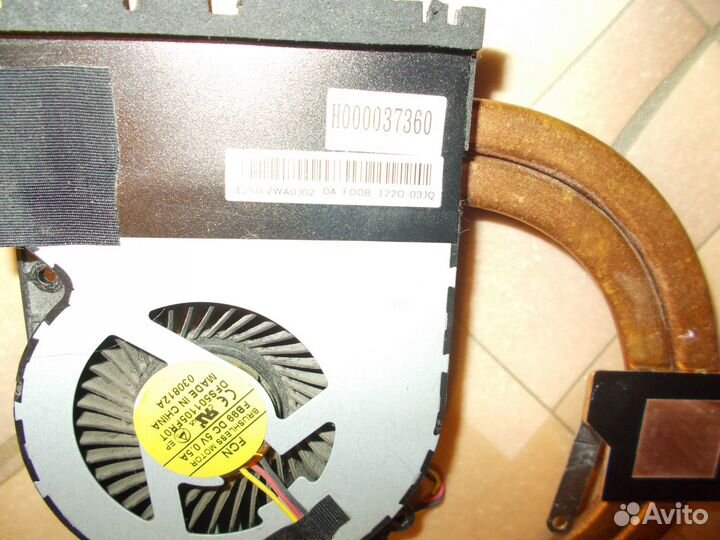 Охлаждение Toshiba С850 (DFS501105FR0T FB99)