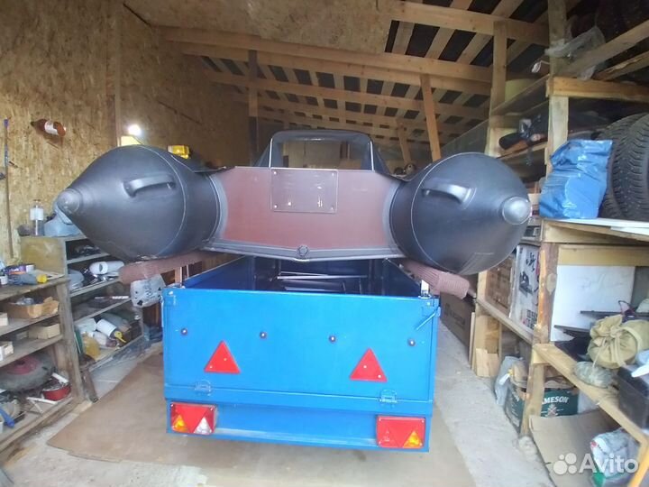 Лодку 350 с мотором и прицепом