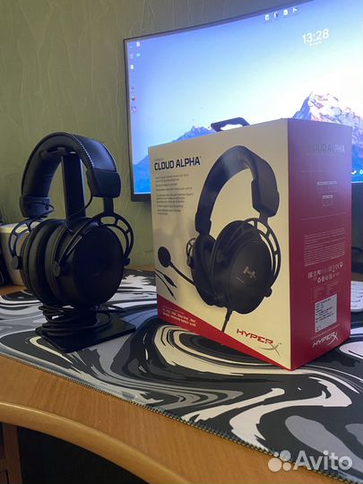 Проводные наушники HyperX cloud Alpha