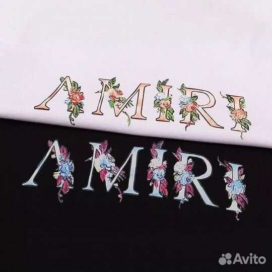 Футболка Amiri с цветами