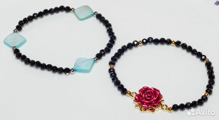 Браслеты из жемчуга перламутра натуральных камней