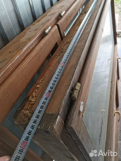 Деревянные окна со стеклопакетом бу