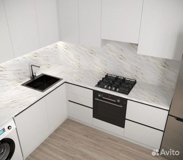 Кухня Г-образная под Ключ