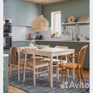 Подвесной светильник IKEA Misterhult, 45 см, бамбу