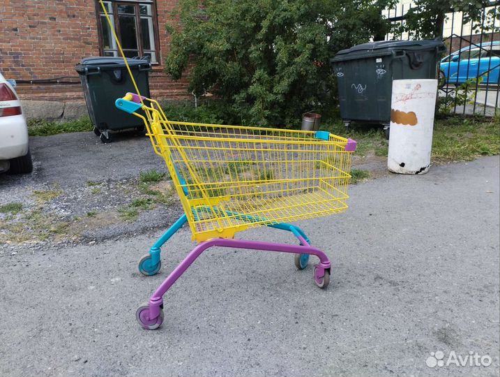 Тележка магазинная декоративная