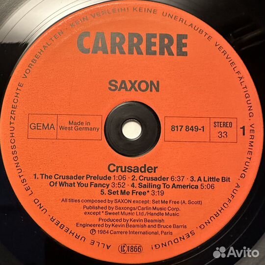 Saxon – Crusader (Германия 1984г.)