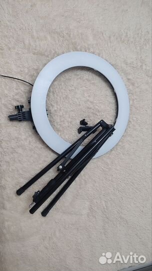 Кольцевая лампа со штативом 2м