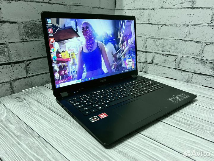 Игровой ноутбук Acer Ryzen/8gb озу/SSD